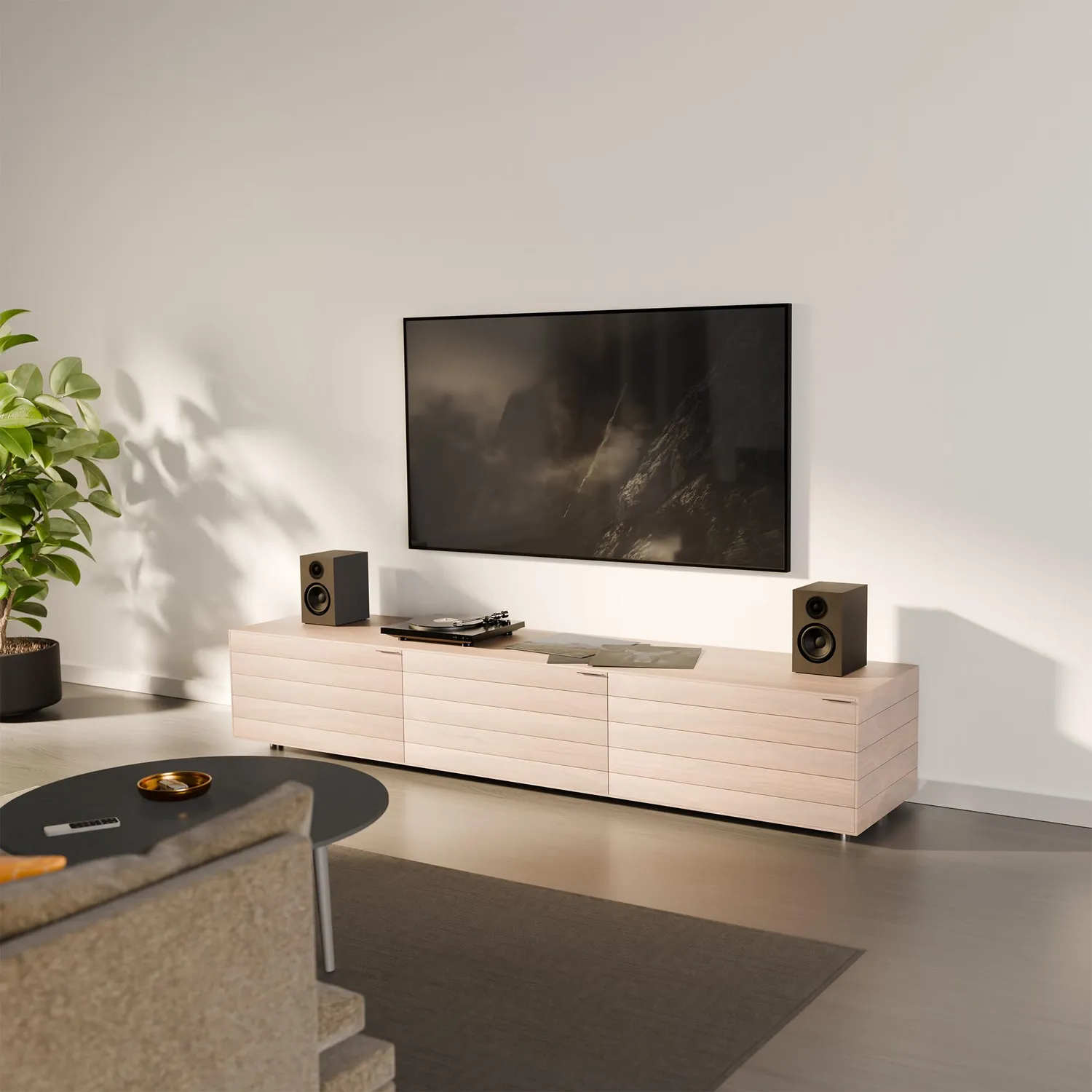Audio Pro A Series Large casse attive coppia legno HDMI
