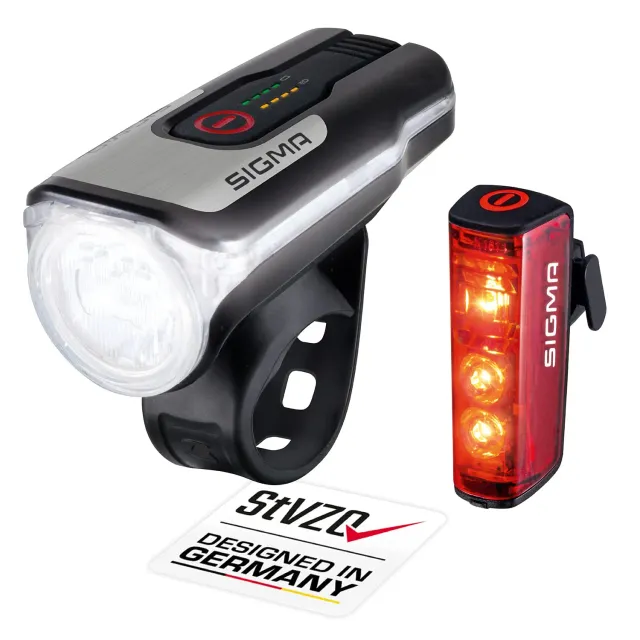 Sigma Sport Aura 80 Blaze set luci bici LED con stop