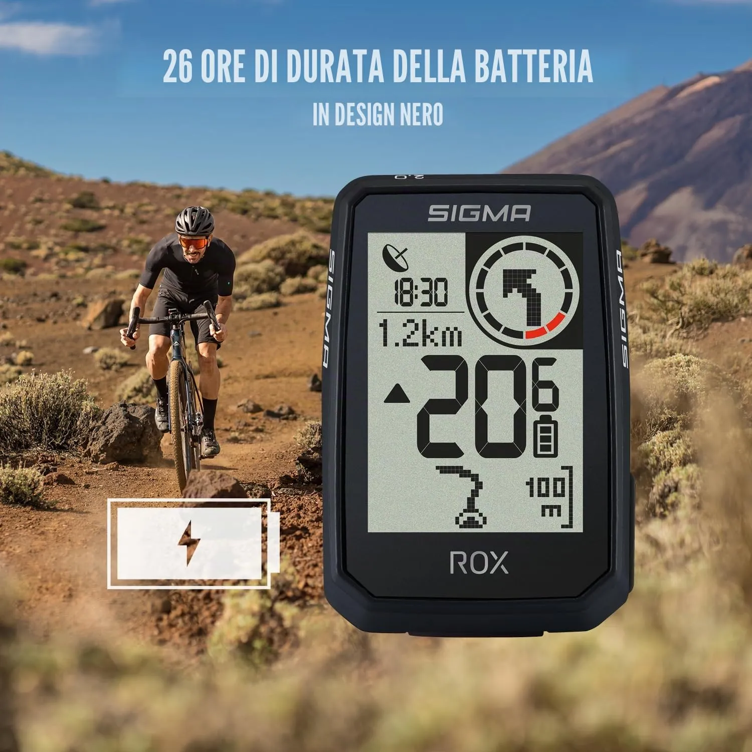 Sigma Rox 2.0 Endurance ciclocomputer GPS nero