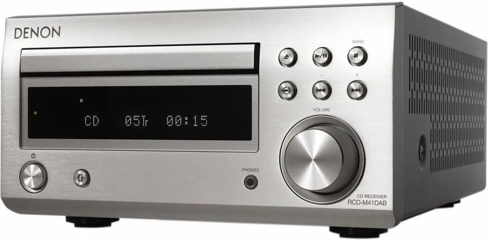 Denon RCD-M41DAB sintoamplificatore silver CD DAB+ bluetooth