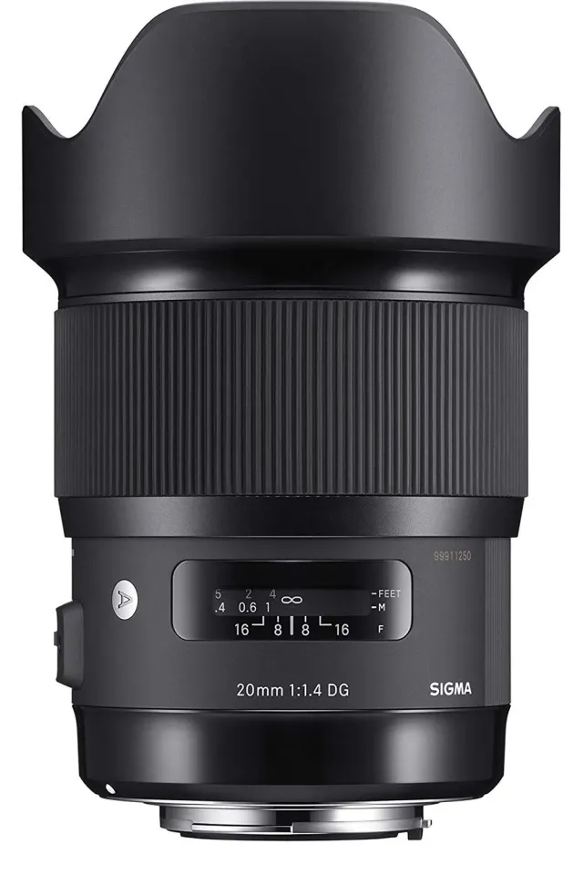 Sigma Art 20mm F/1.4 DG HSM obiettivo Canon luminoso