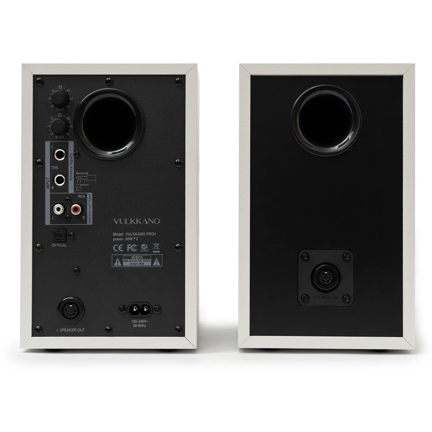 Vulkkano Pro4 diffusori attivi nero 2.0 desktop