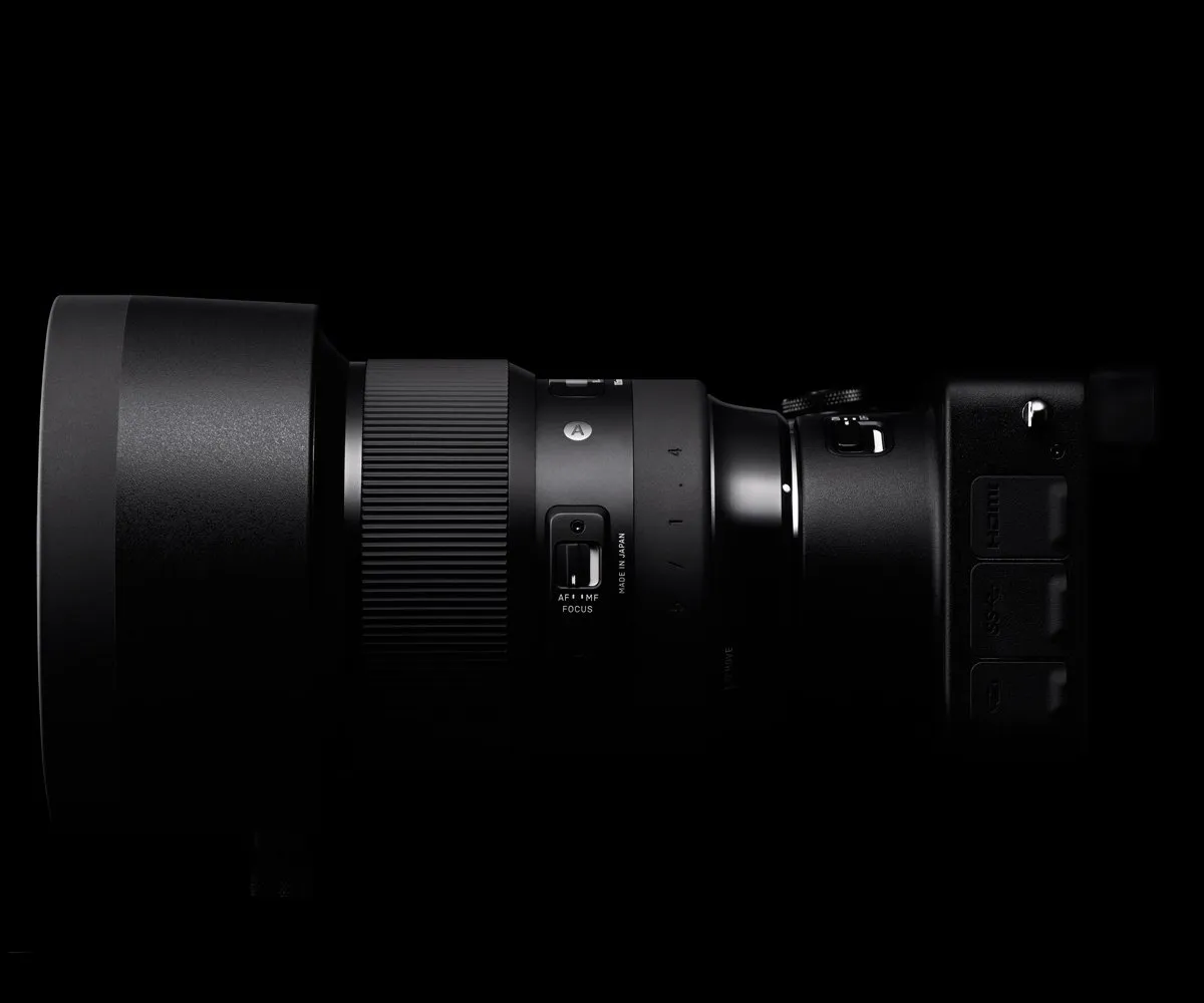 Sigma Art 105mm F1.4 DG HSM obiettivo attacco Sony E ritratto