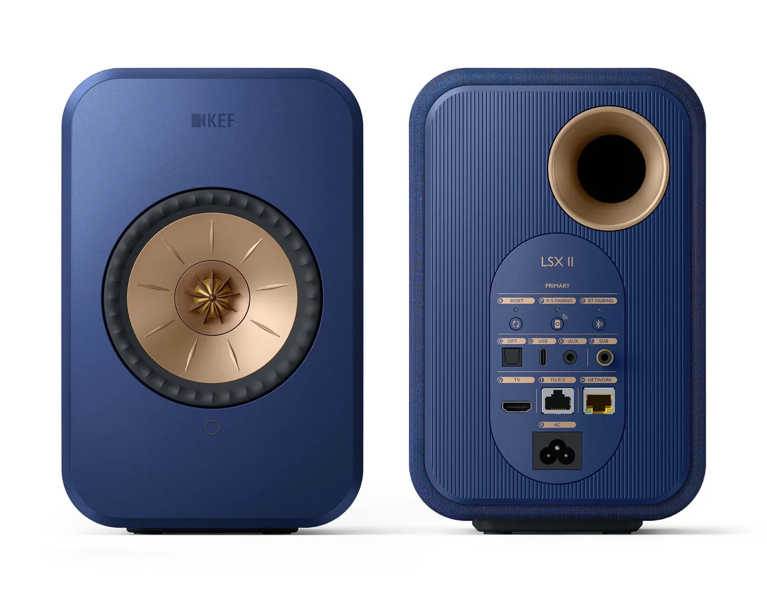 KEF LSX II diffusori wireless neri HDMI-ARC USB-C Uni-Q