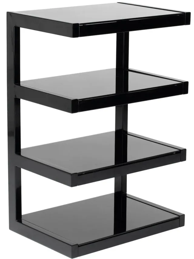 Norstone Esse Hi-Fi mobile HiFi nero 4 ripiani