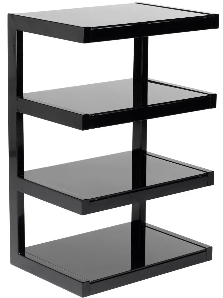Norstone Esse Hi-Fi mobile HiFi nero 4 ripiani