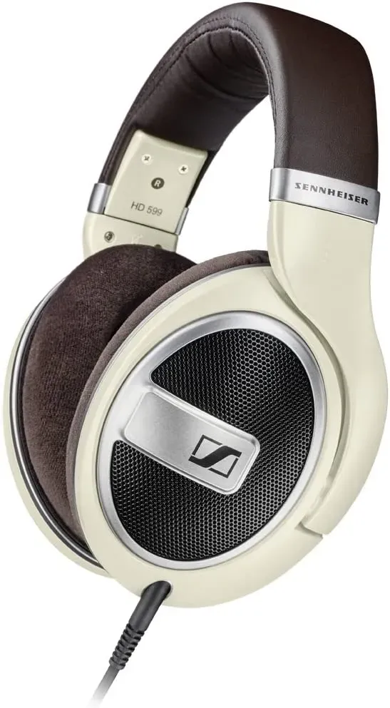 Sennheiser HD 599 cuffie aperte ivory over-ear hi-fi
