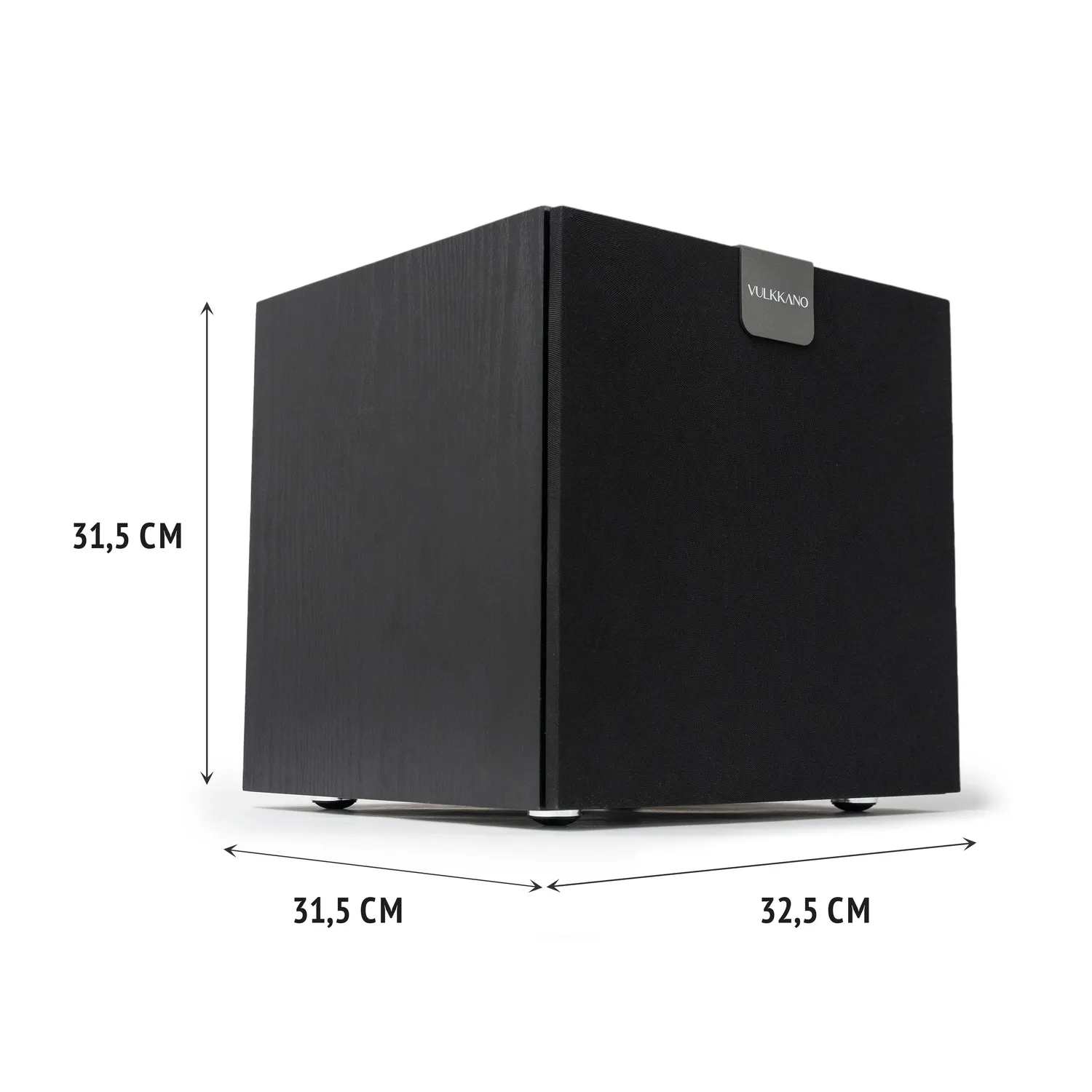 Vulkkano SUB10 Subwoofer Attivo 10" Nero 150W