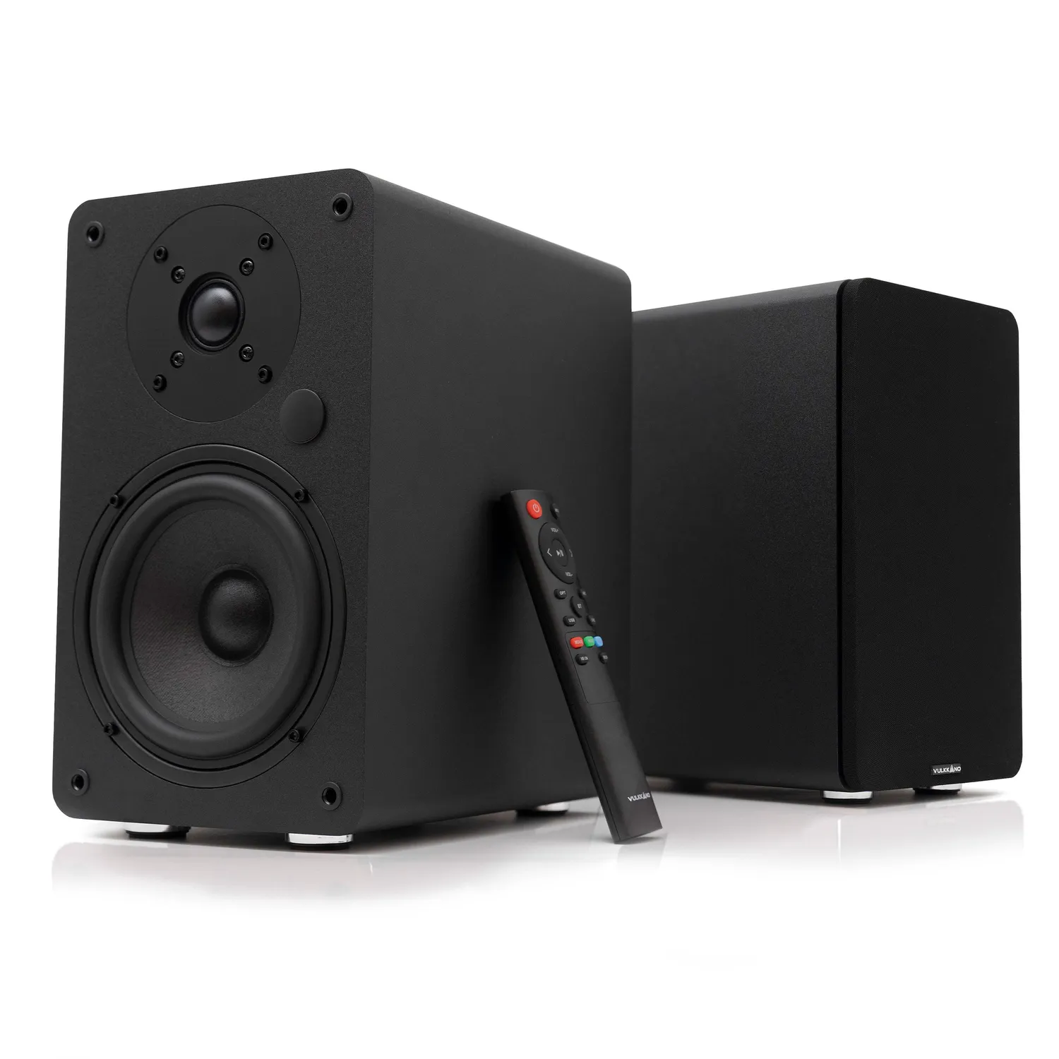 Vulkkano A5 ARC Diffusori Attivi Neri 100W