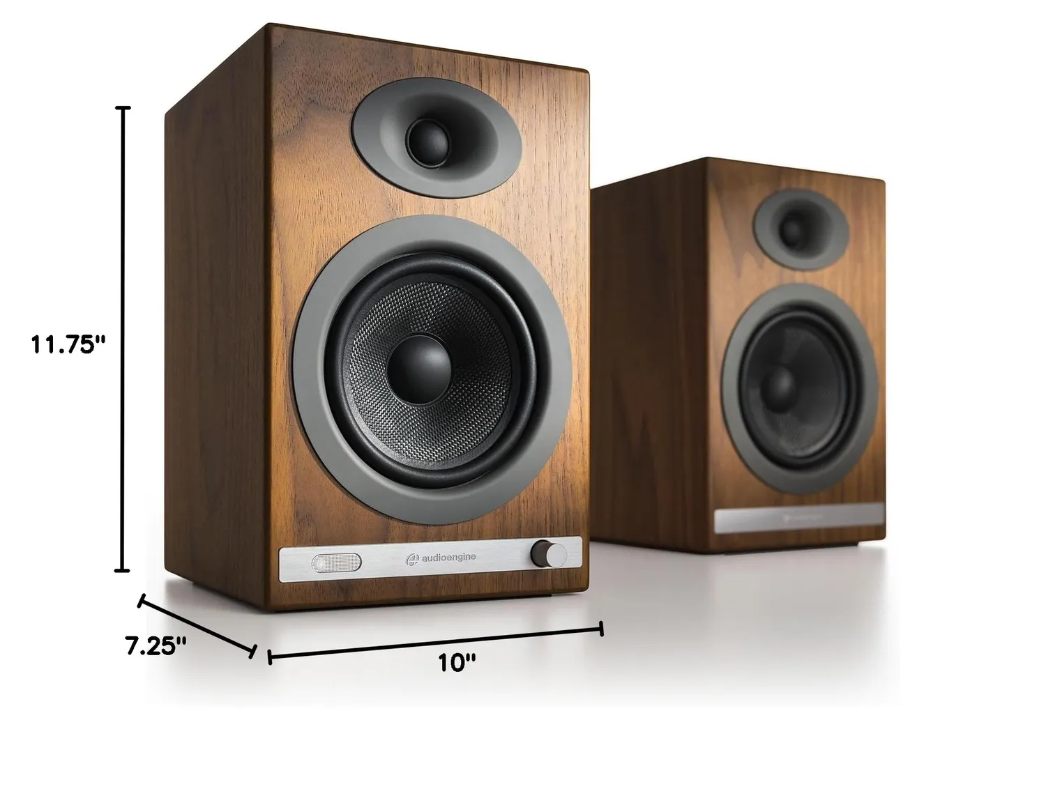 Audioengine HD5 Diffusori Amplificati 150W Bluetooth Noce