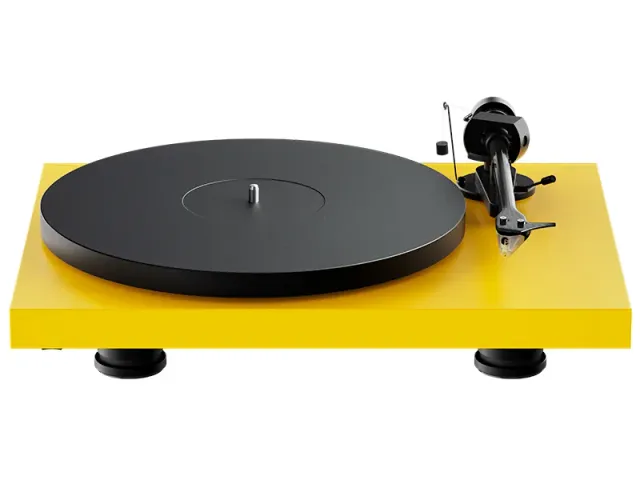 Pro-Ject Debut EVO 2 giradischi giallo cinghia carbonio