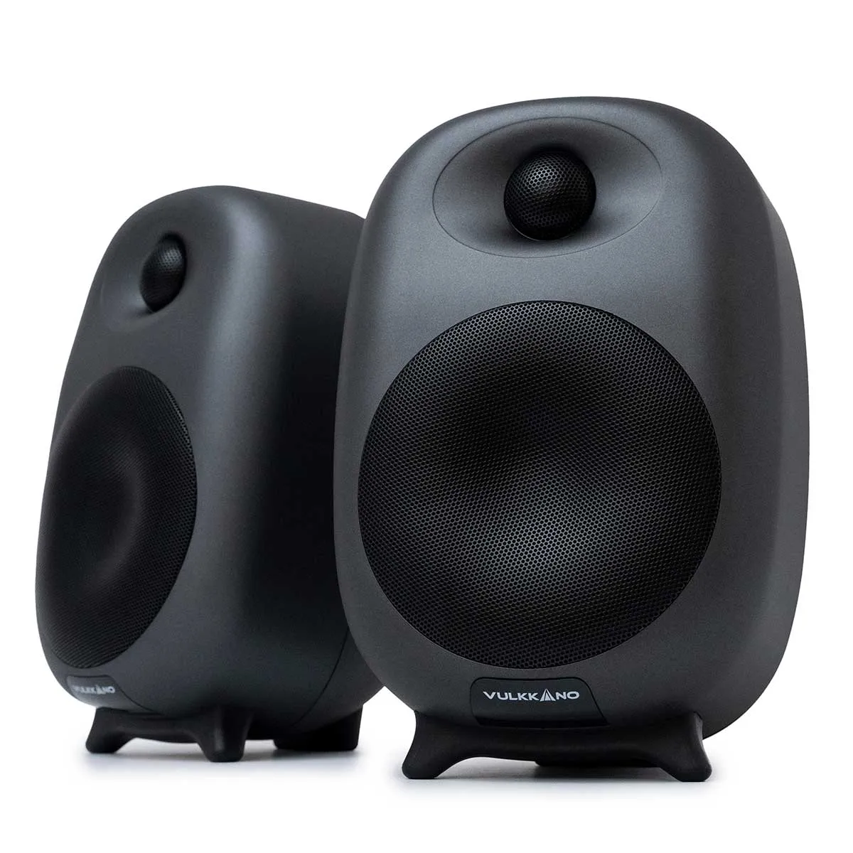 Vulkkano D4 Diffusori Attivi da Tavolo Neri 80W