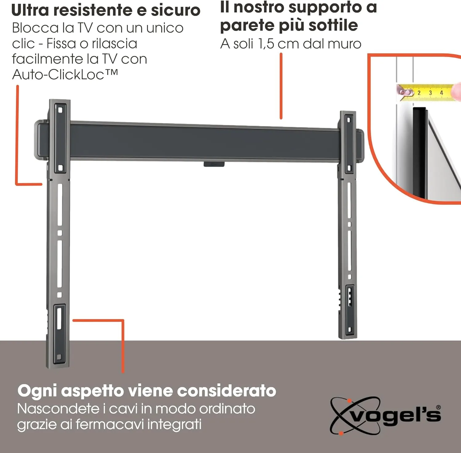 Vogel's TVM 5605 Supporto TV Parete 40-100"