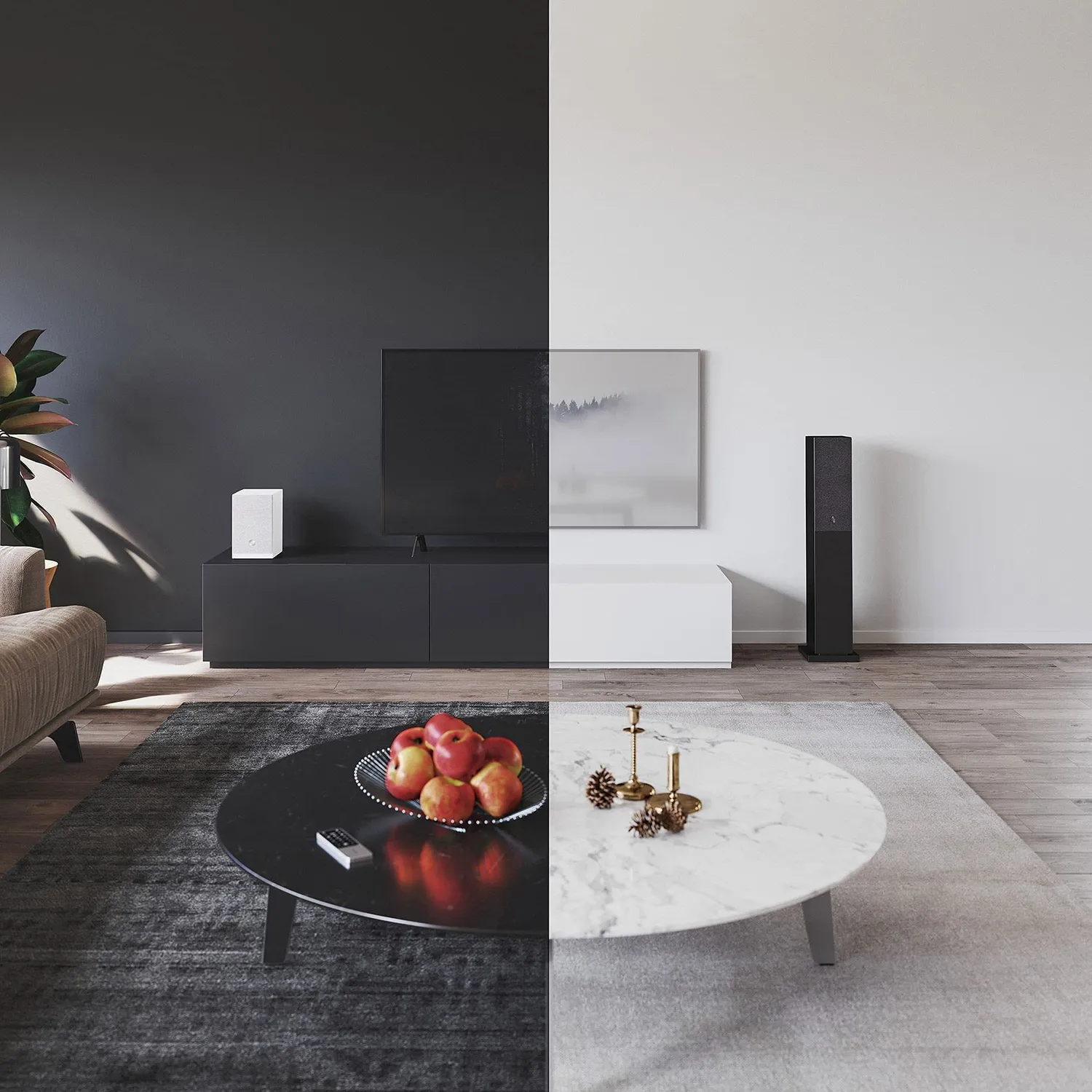 Audio Pro A36 casse attive pavimento nere WiFi Bluetooth