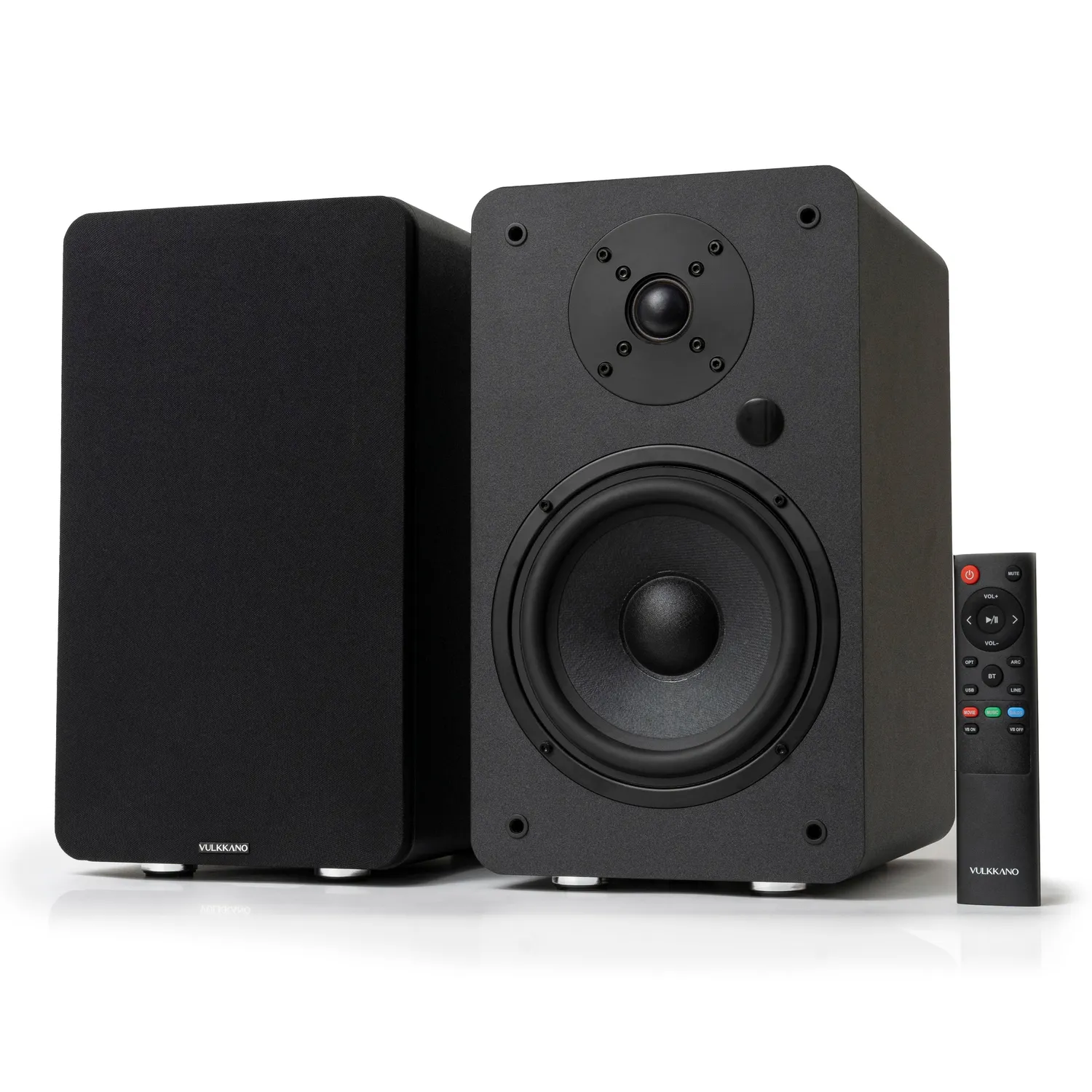 Vulkkano A6 ARC diffusori attivi 120W neri HDMI