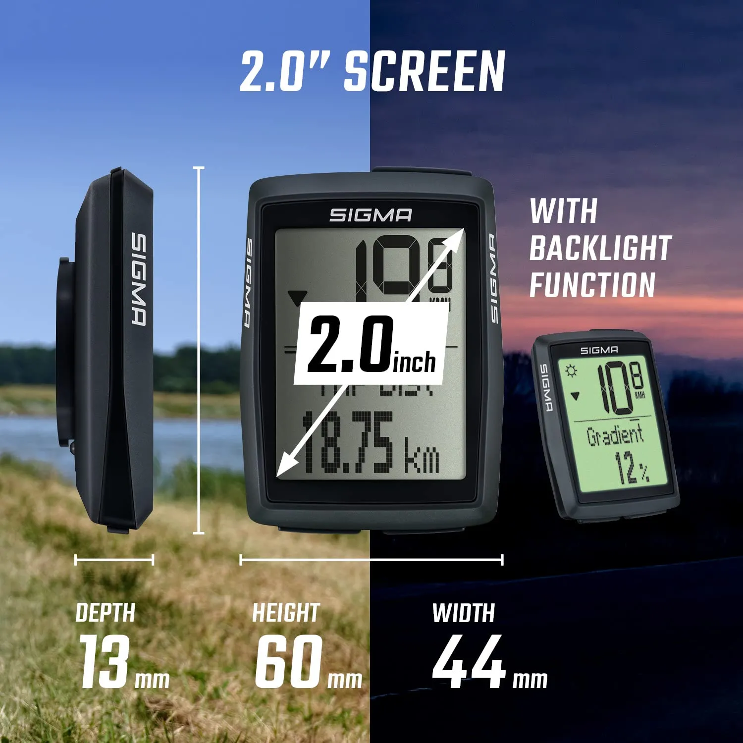 Sigma Sport BC 14.0 WL ciclocomputer wireless con altimetro