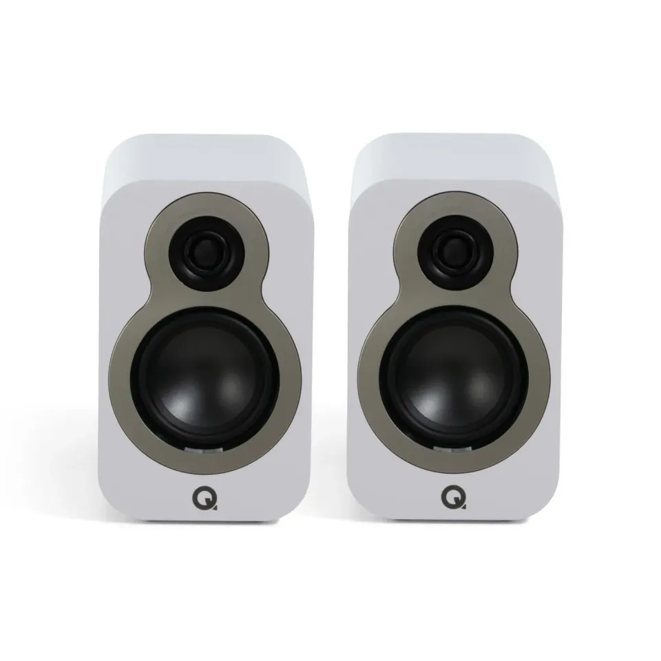 Q Acoustics 3010c diffusori da scaffale bianchi coppia