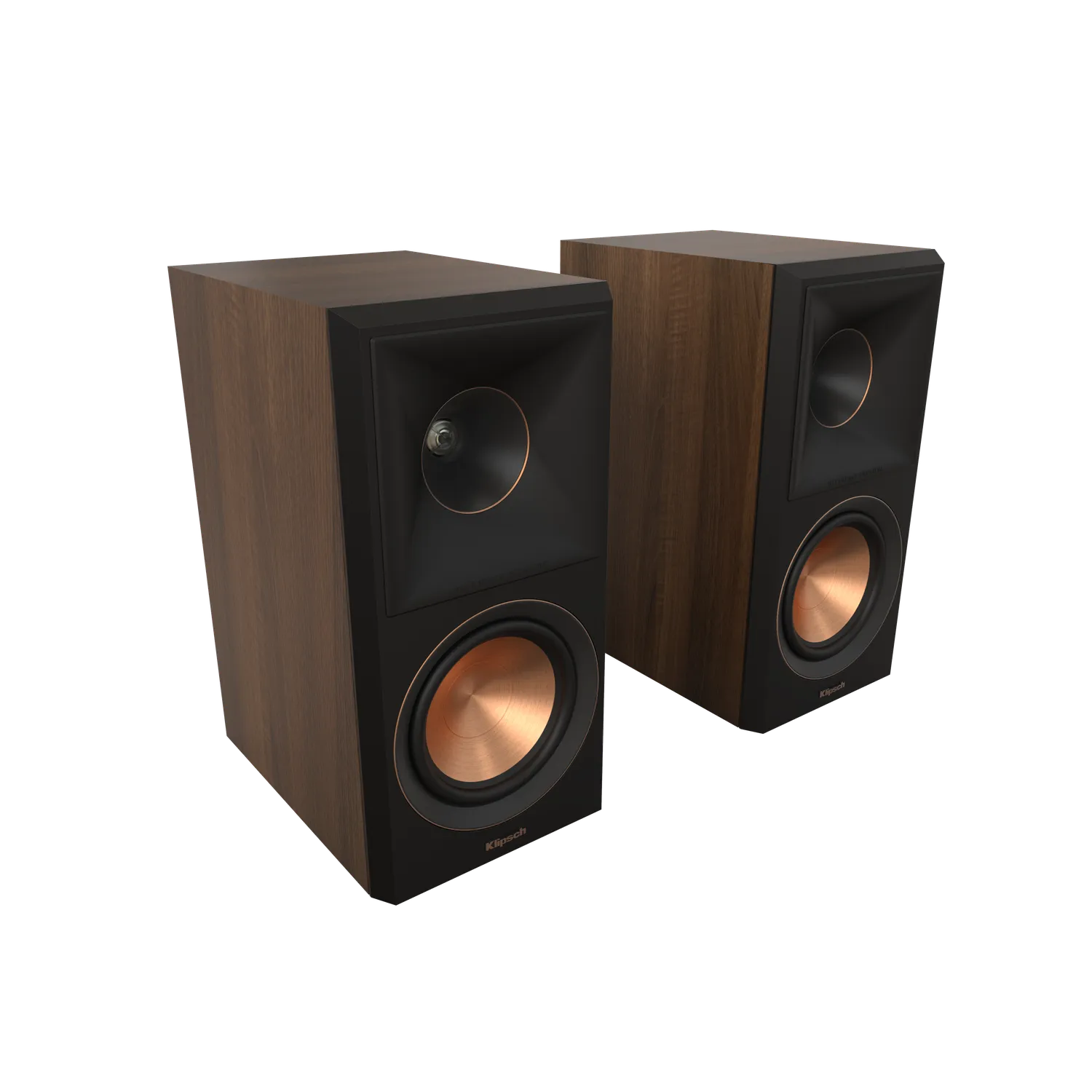 Klipsch RP-500M II diffusori scaffale noce tromba 90x90