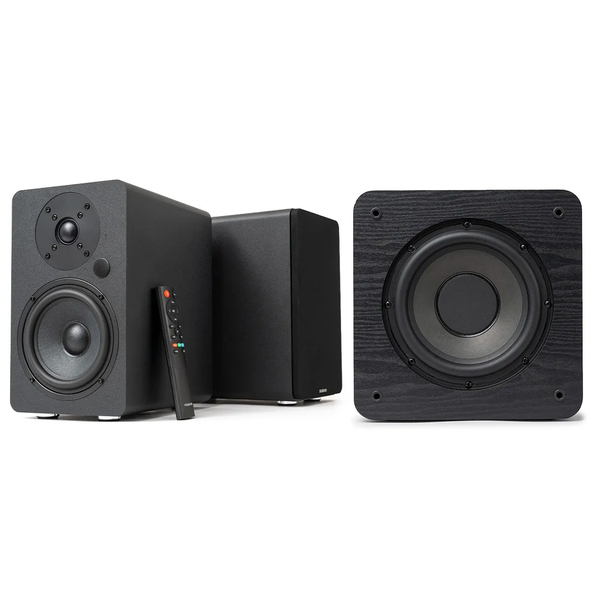 VULKKANO A6 ARC + SUB8 kit diffusori e subwoofer marrone