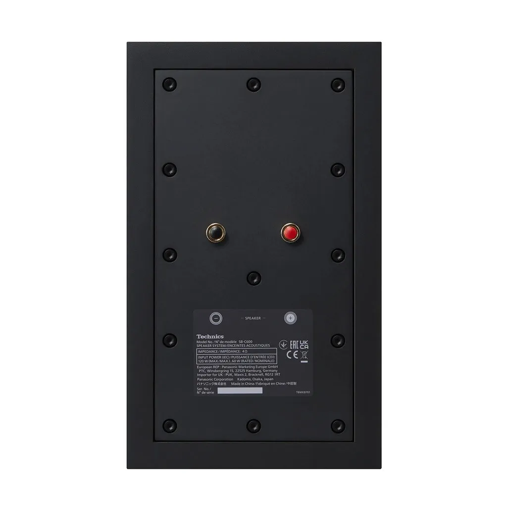 Technics SB-C600 Black Diffusori Scaffale Coassiali