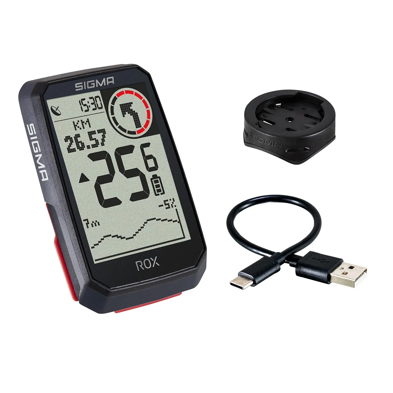 Sigma ROX 4.0 Black ciclocomputer GPS con altimetro