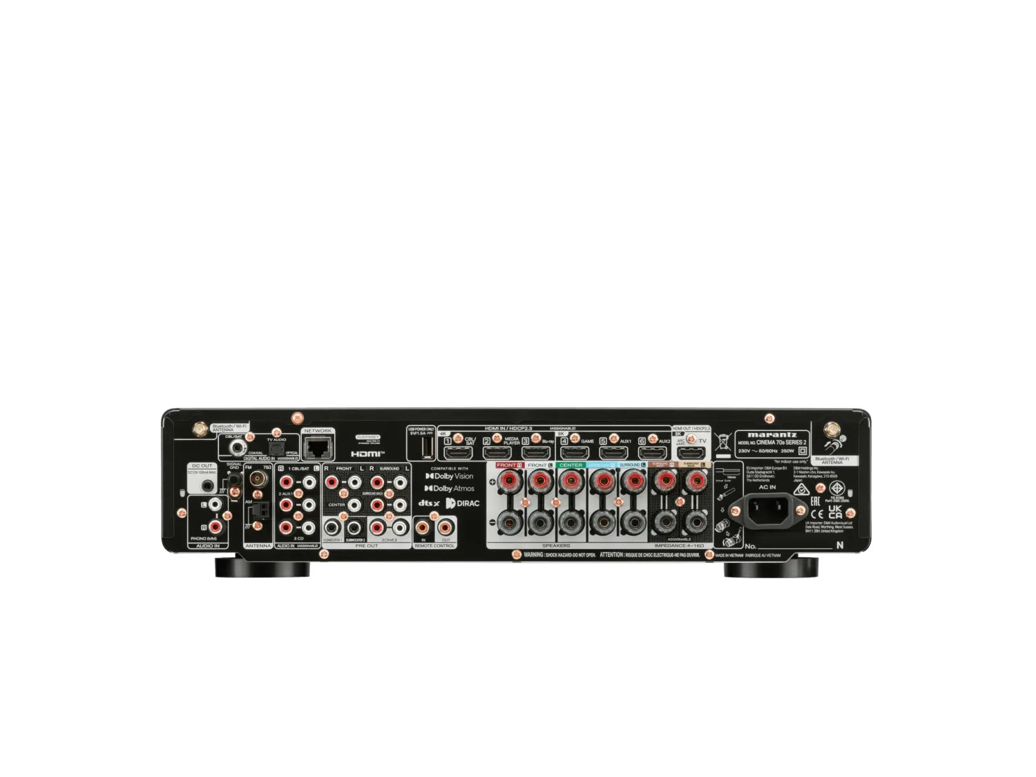 Marantz Cinema 70s S2 sintoamplificatore AV 7.2 slim