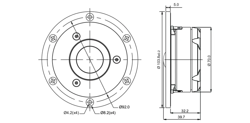 SB Acoustics Satori TW29D tweeter cupola tessuto