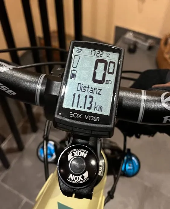 Sigma EOX View 1300 Ciclocomputer E-Bike Butler Nero
