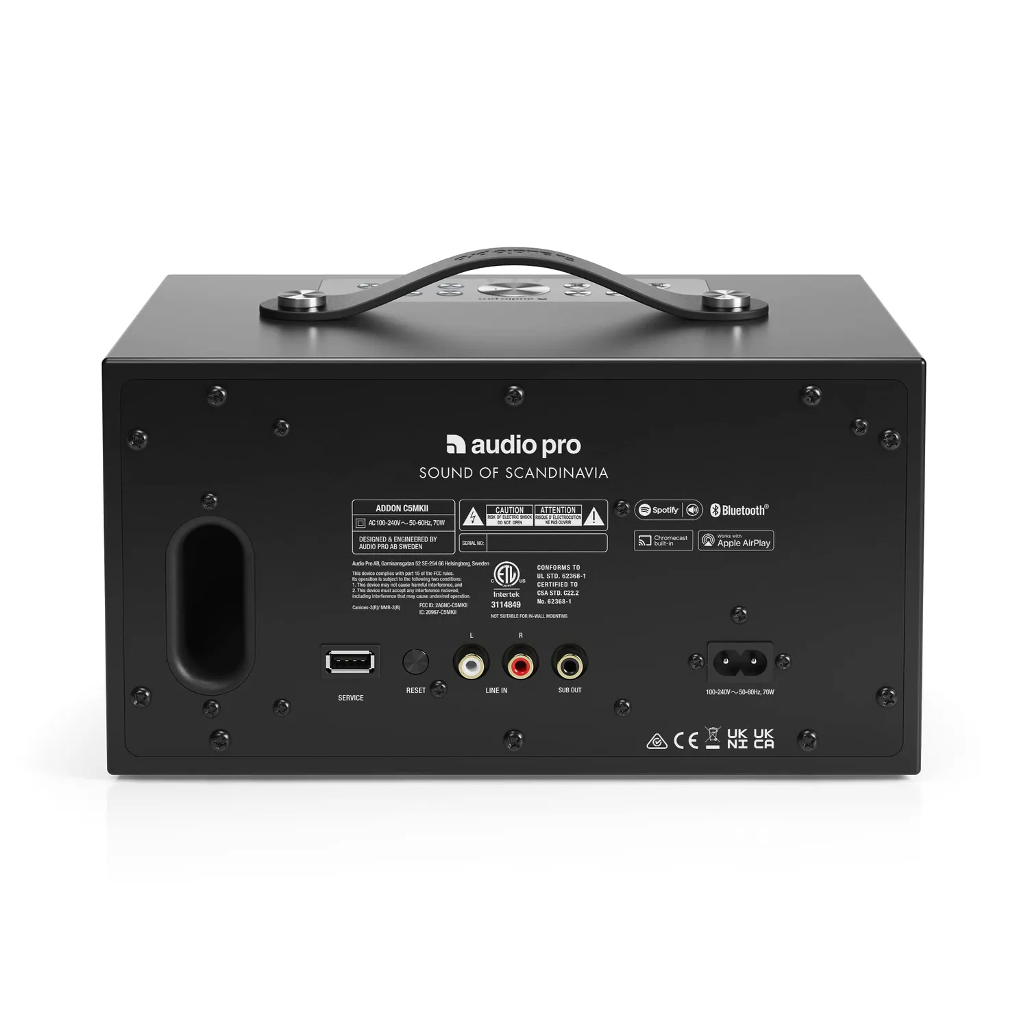 Audio Pro C5 MKII cassa wireless nera wifi bluetooth
