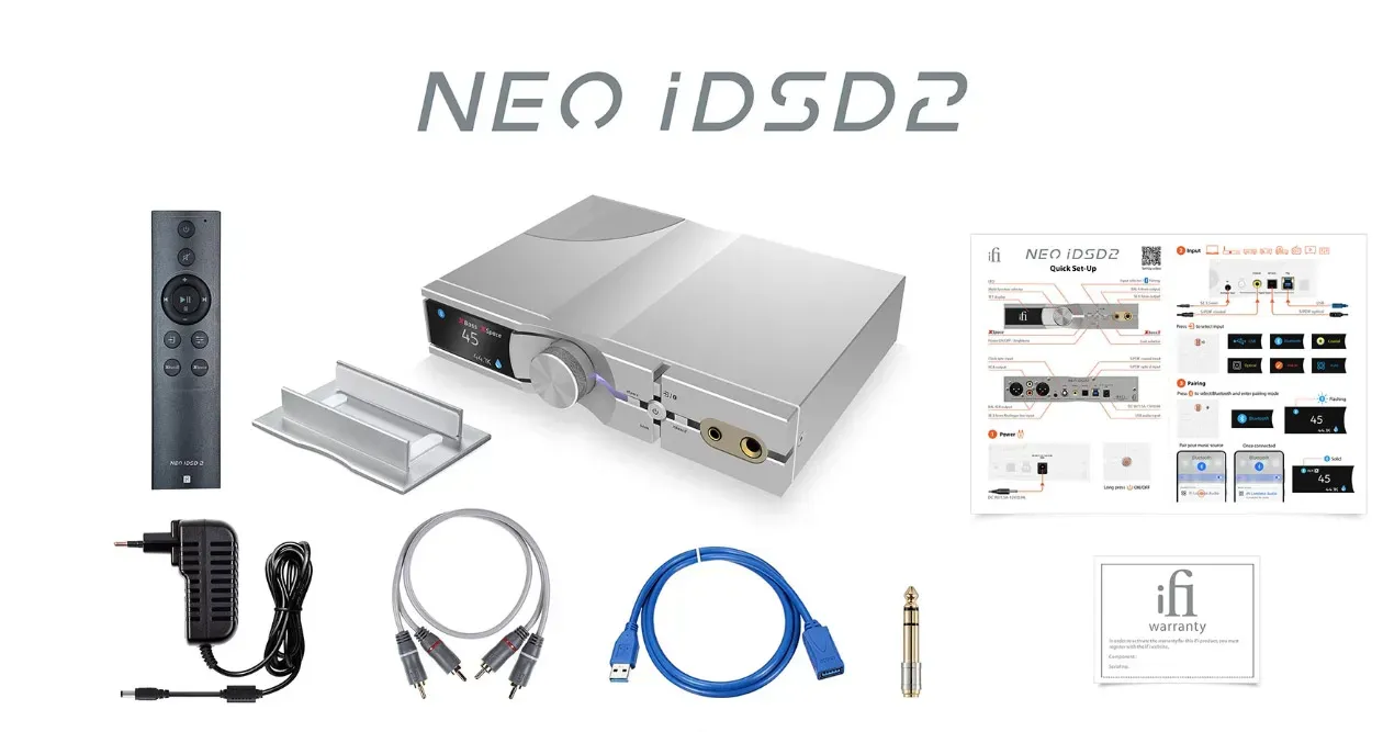 iFi Neo NEO iDSD 2 DAC cuffie Bluetooth lossless