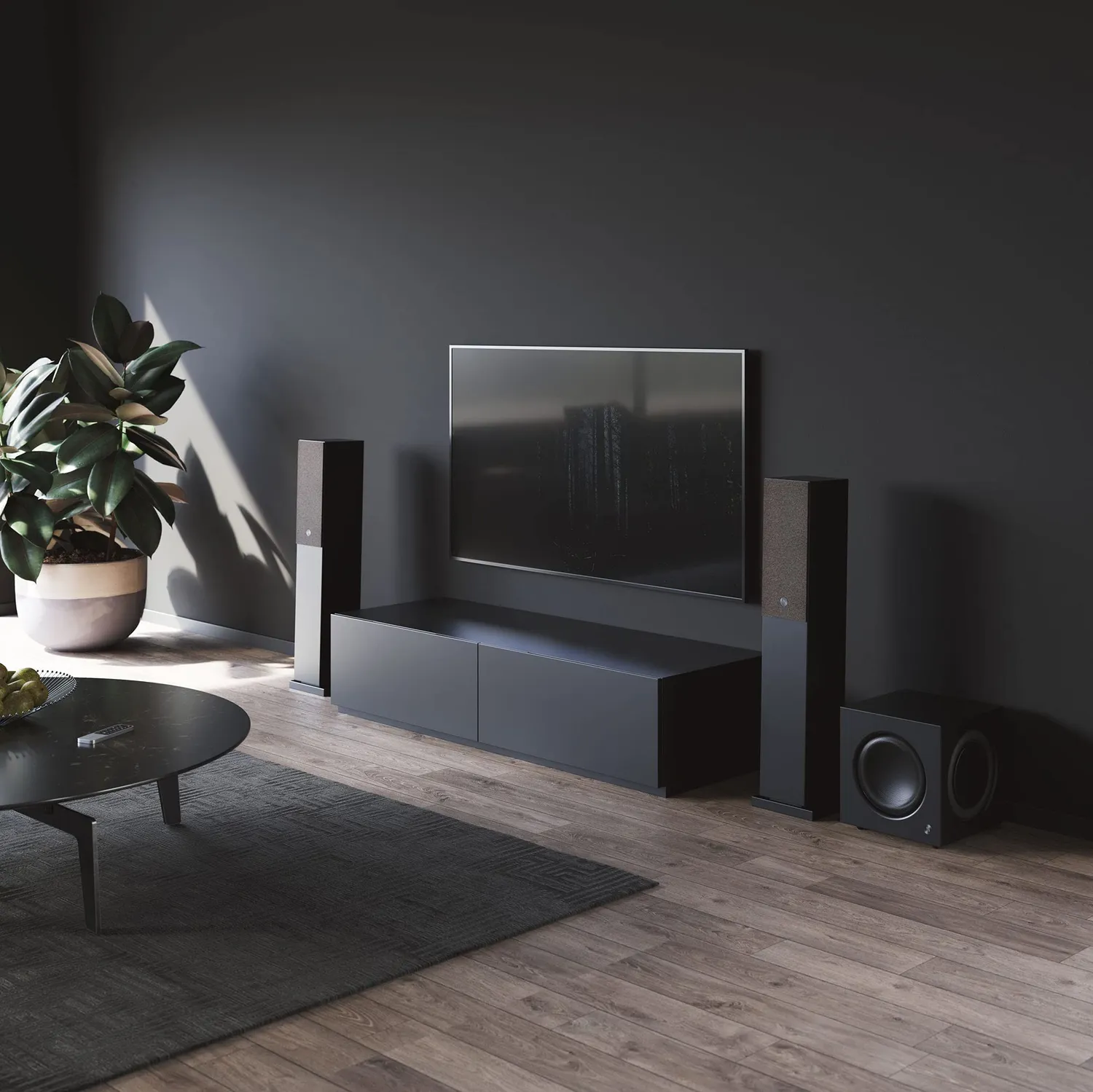 Audio Pro SW-10 subwoofer nero 200W bassi profondi