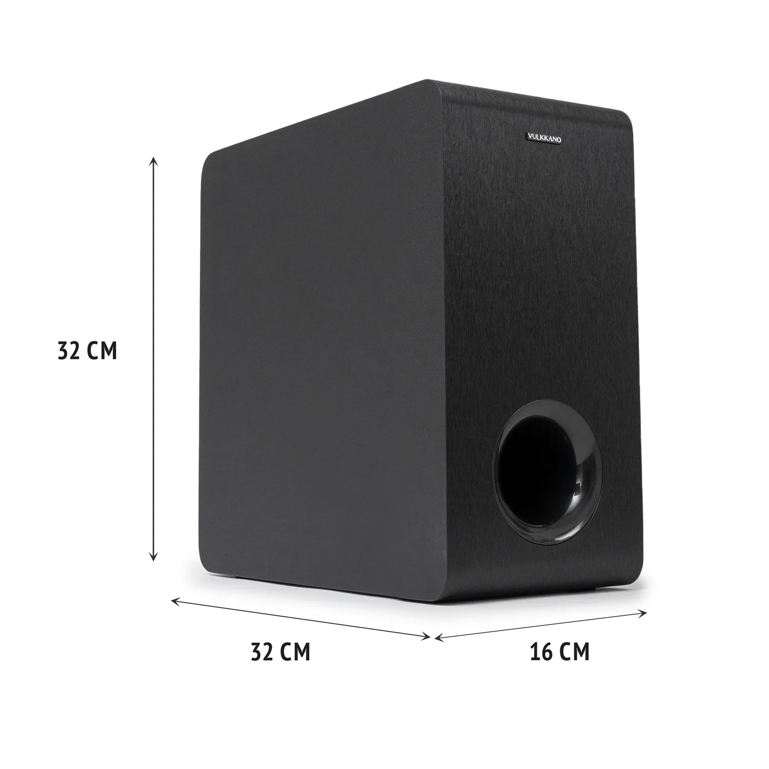 Vulkkano SUB6 MKII subwoofer attivo 60W nero