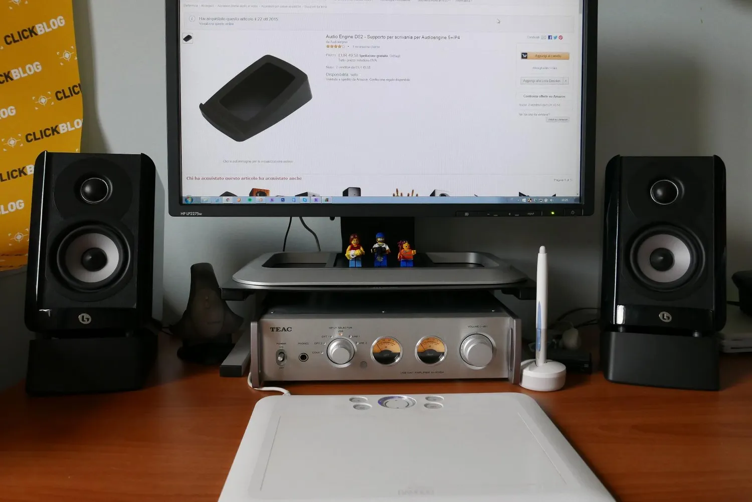 Audioengine DS2 Small supporti diffusori coppia inclinati 15°