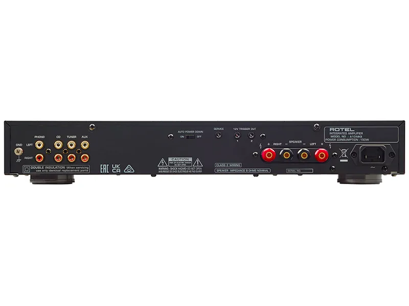Rotel A10 MKII Amplificatore Integrato Nero 50W Phono MM