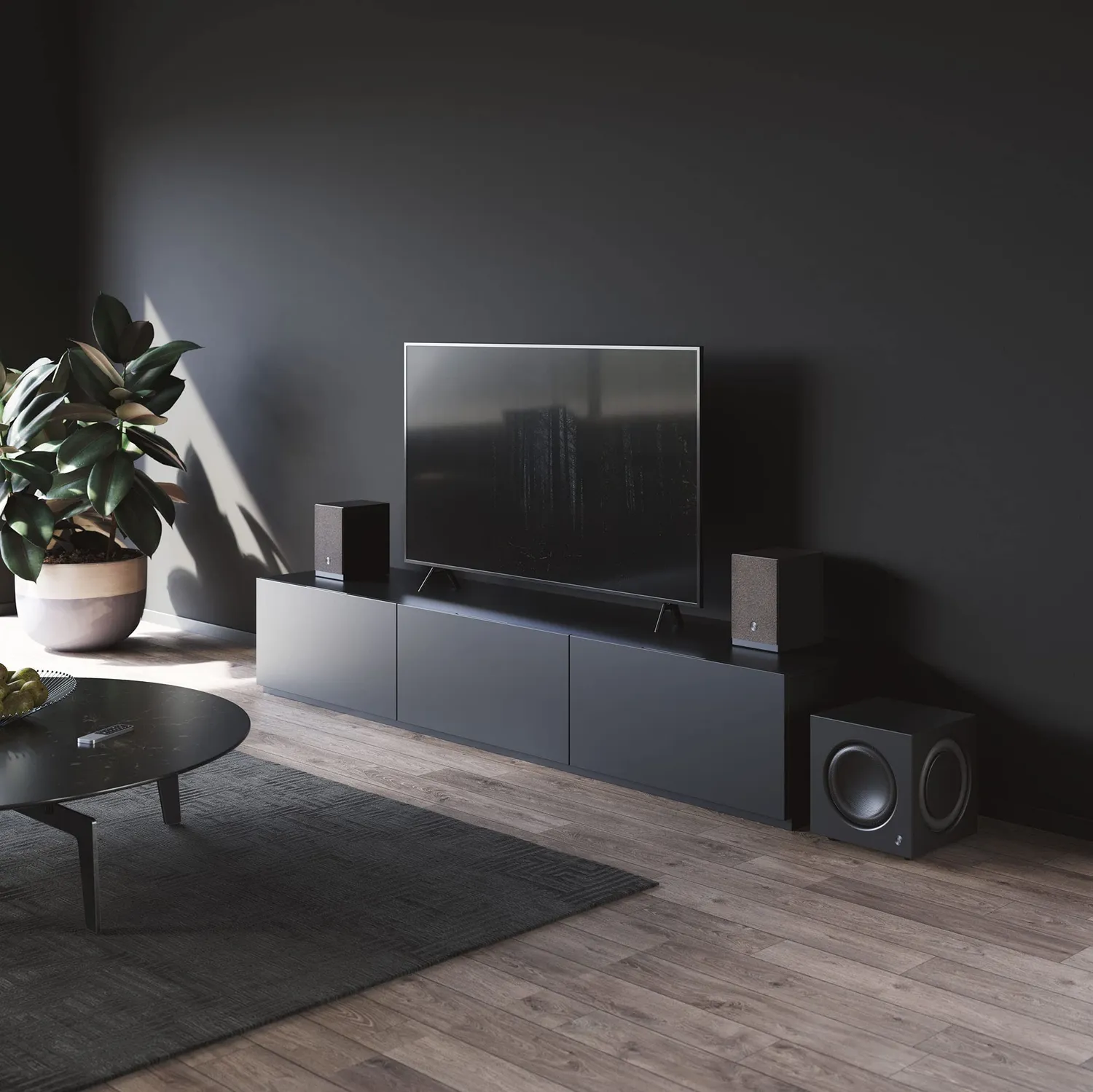 Audio Pro SW-10 subwoofer nero 200W bassi profondi