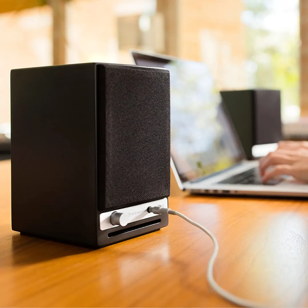 Audioengine A2 HD coppia casse wireless nero 60W
