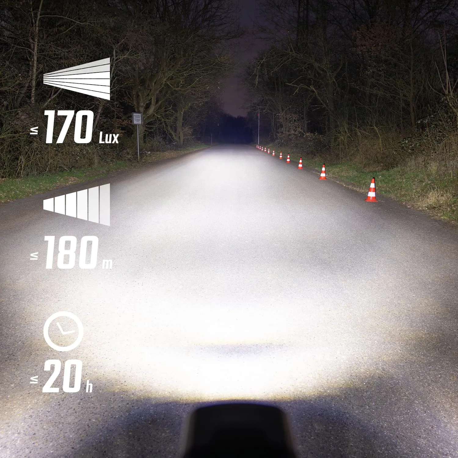 Sigma Aura 170 HB Link luce bici 170 lux