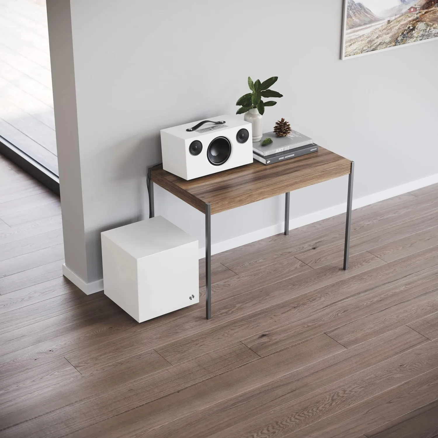 Audio Pro SW-5 subwoofer Wi-Fi bianco 150W