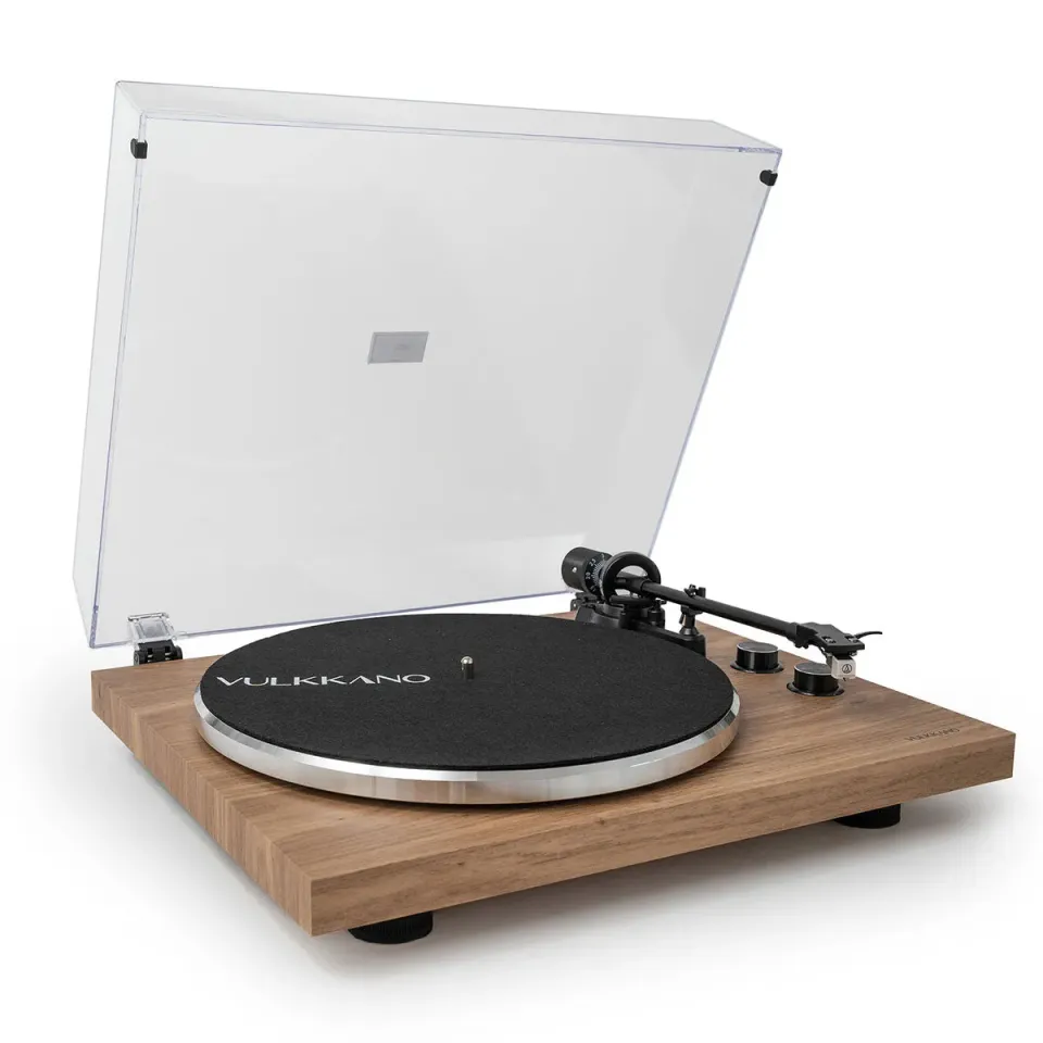 Vulkkano TD10 giradischi marrone cinghia legno