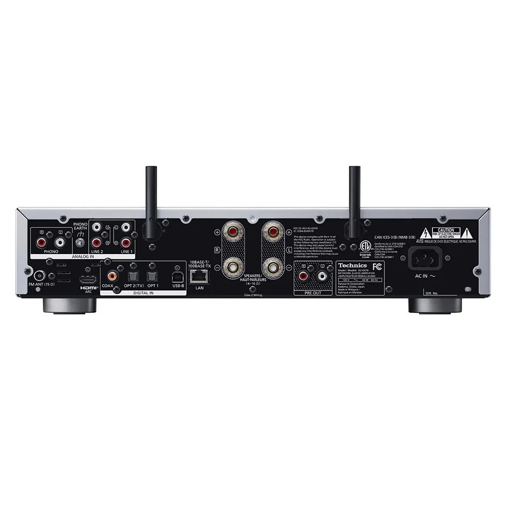 Technics SU-GX70 amplificatore integrato silver streamer