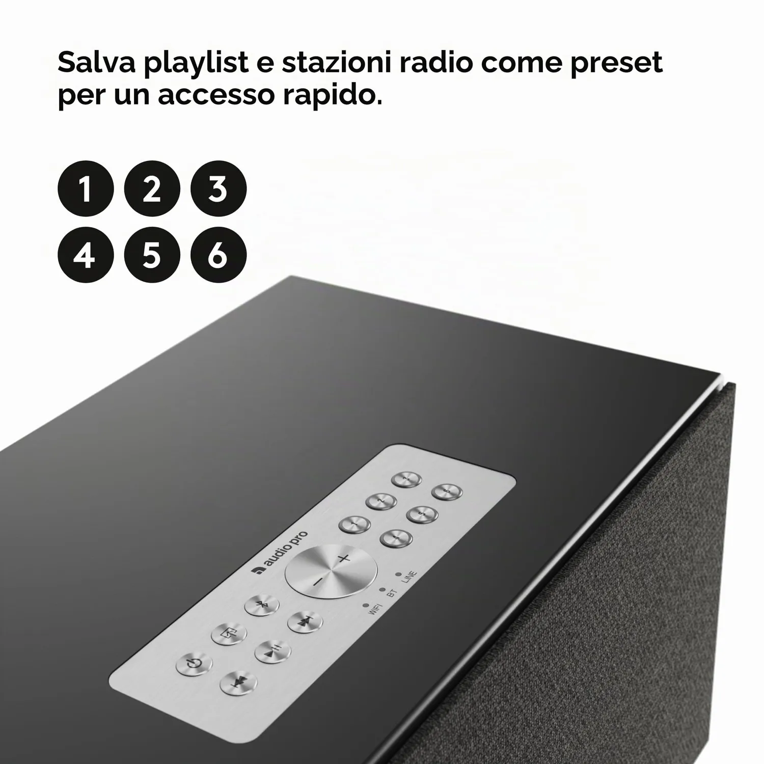 Audio Pro C10 MkII Speaker Bluetooth WiFi Nero Multiroom