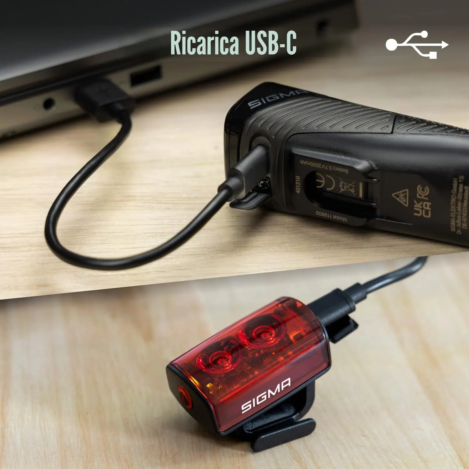 Sigma Sport Buster 400+RL 80 kit luci bici LED 400 lumen