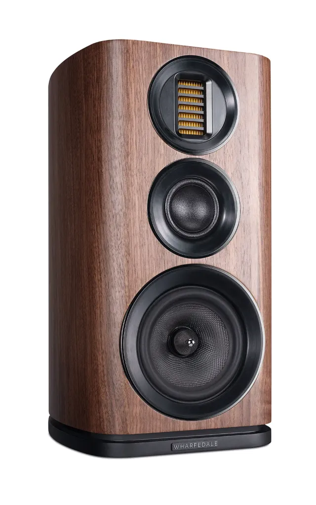 Wharfedale Evo 5.2 diffusori scaffale walnut AMT