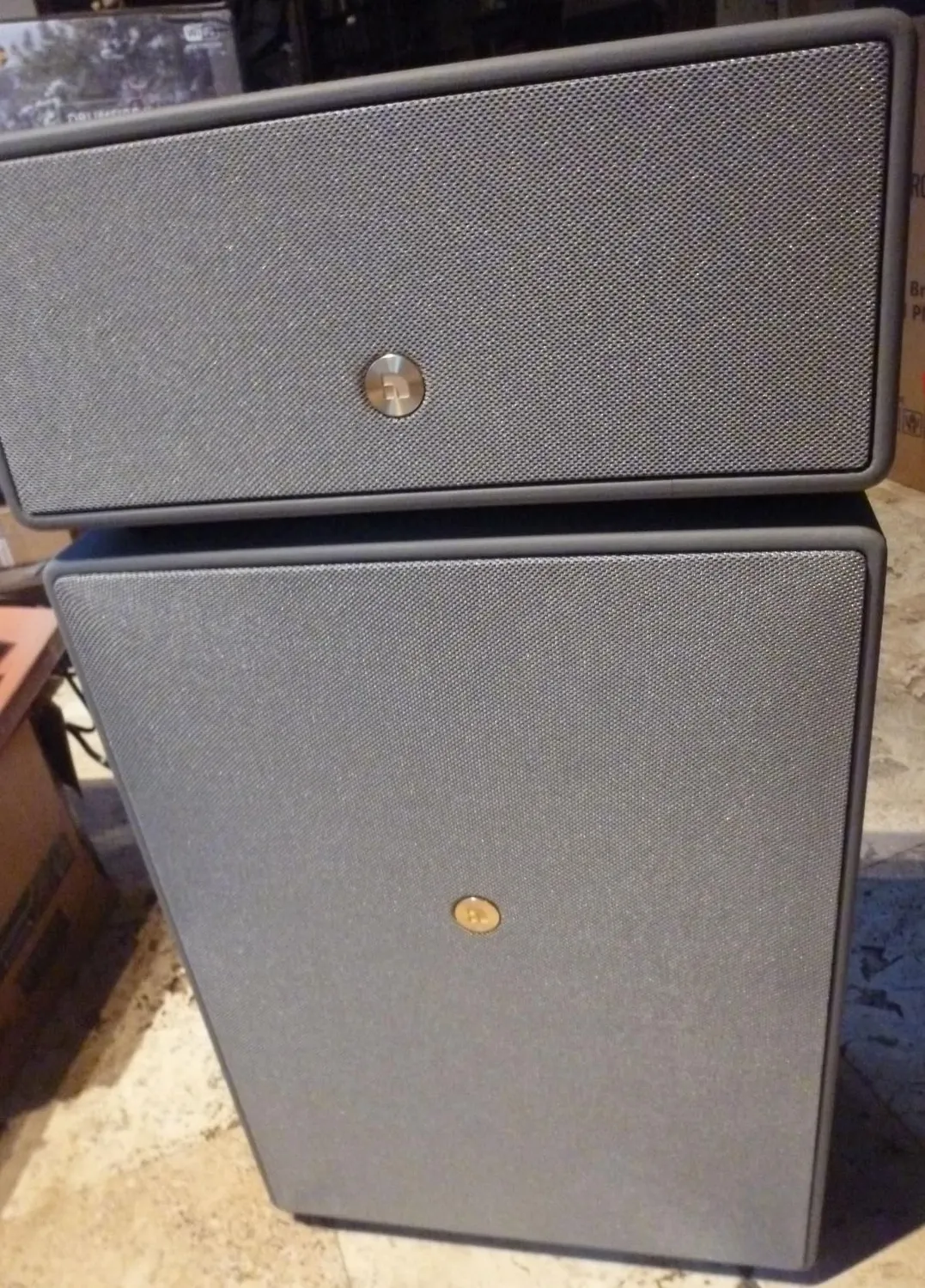 Audio Pro Drumfire II Cassa WiFi Bianco Seta Multiroom