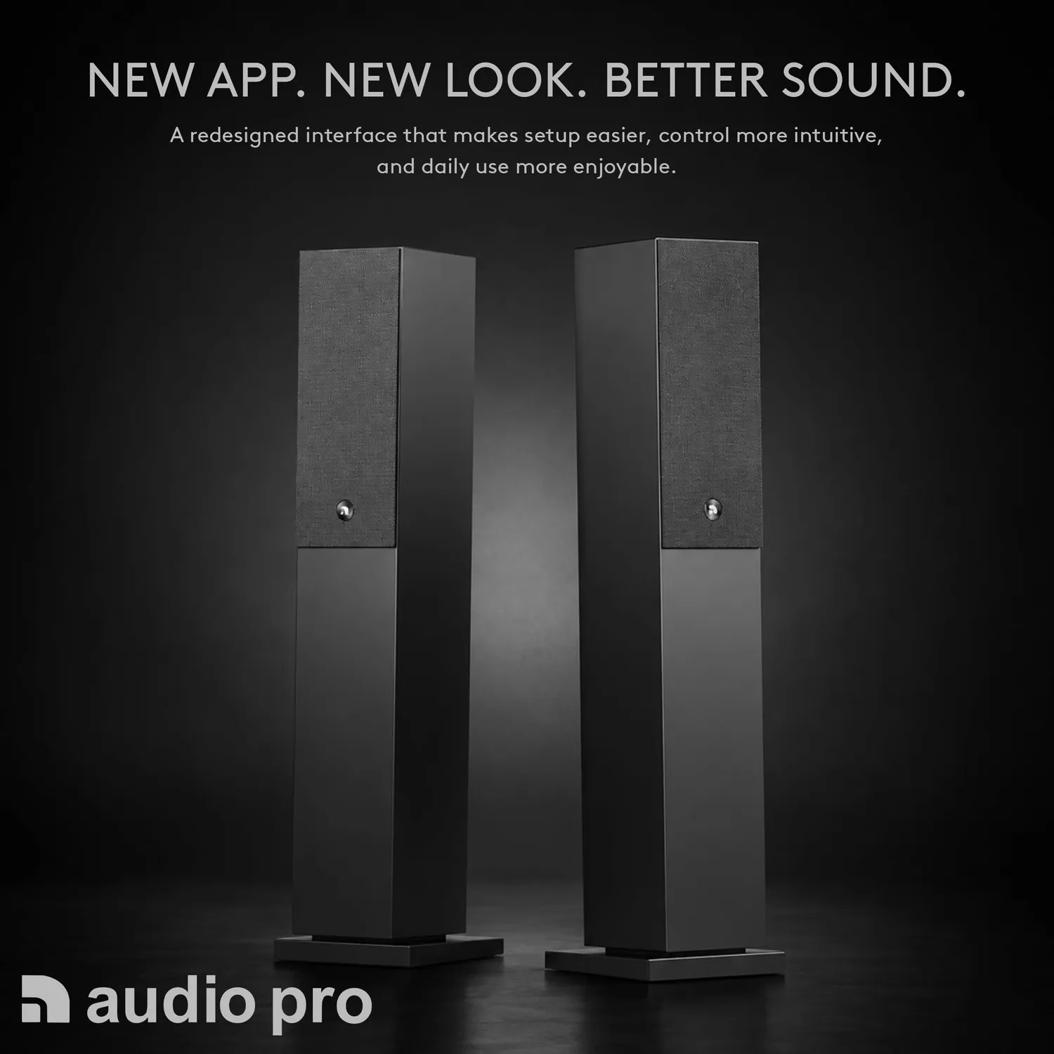 Audio Pro A38W diffusori attivi neri HDMI ARC