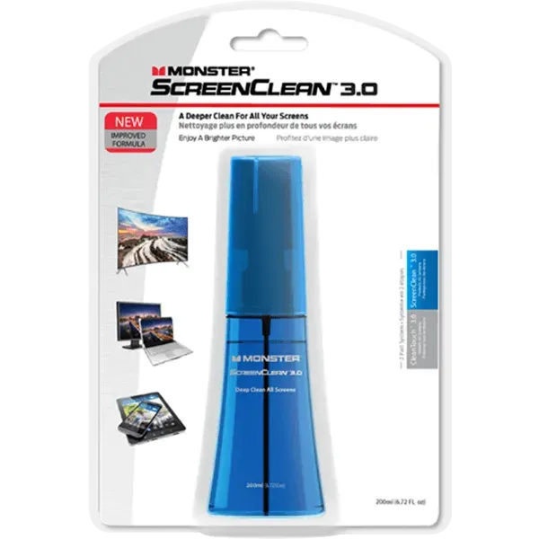 Monster ScreenClean 3.0 Kit Pulizia Schermi Gel 200ml Antistatico