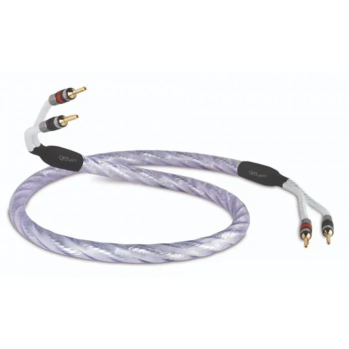 QED Genesis Cavi Diffusori Banana 3m+3m Argento