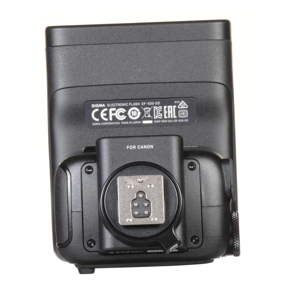 Sigma EF-630 flash elettronico attacco Canon