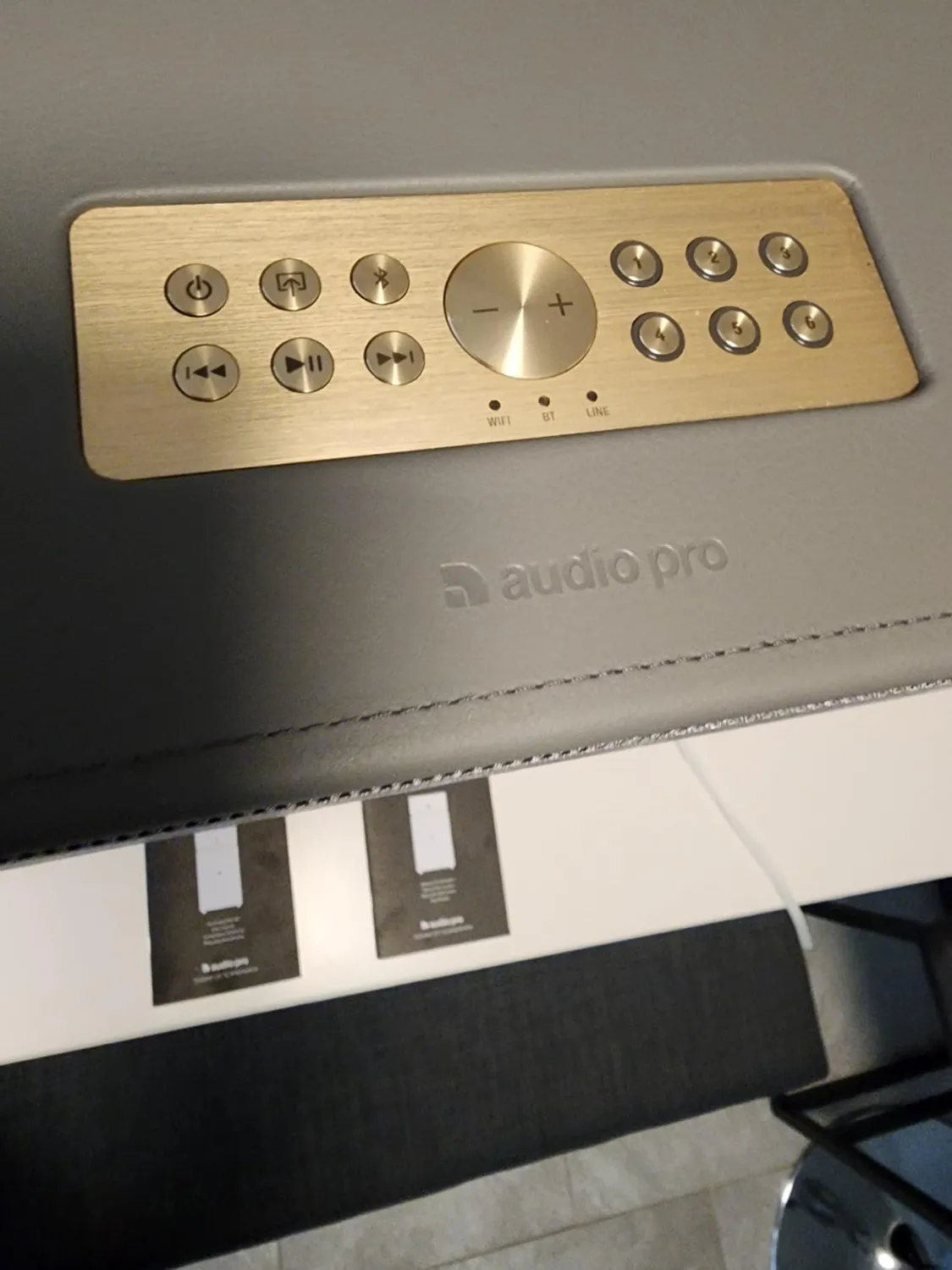 Audio Pro Drumfire II Cassa WiFi Bianco Seta Multiroom