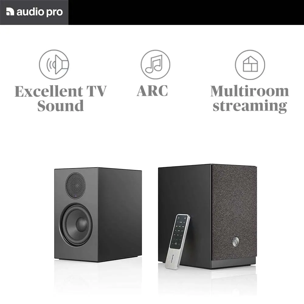 Audio Pro A26 Coppia Casse Wireless Bianche ARC